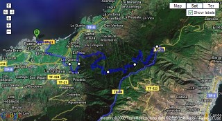 MTB Route Maps in Tenerife