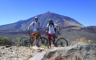 Volcanic MTB Trails of Las Cañadas, near Mount Teide, Tenerife