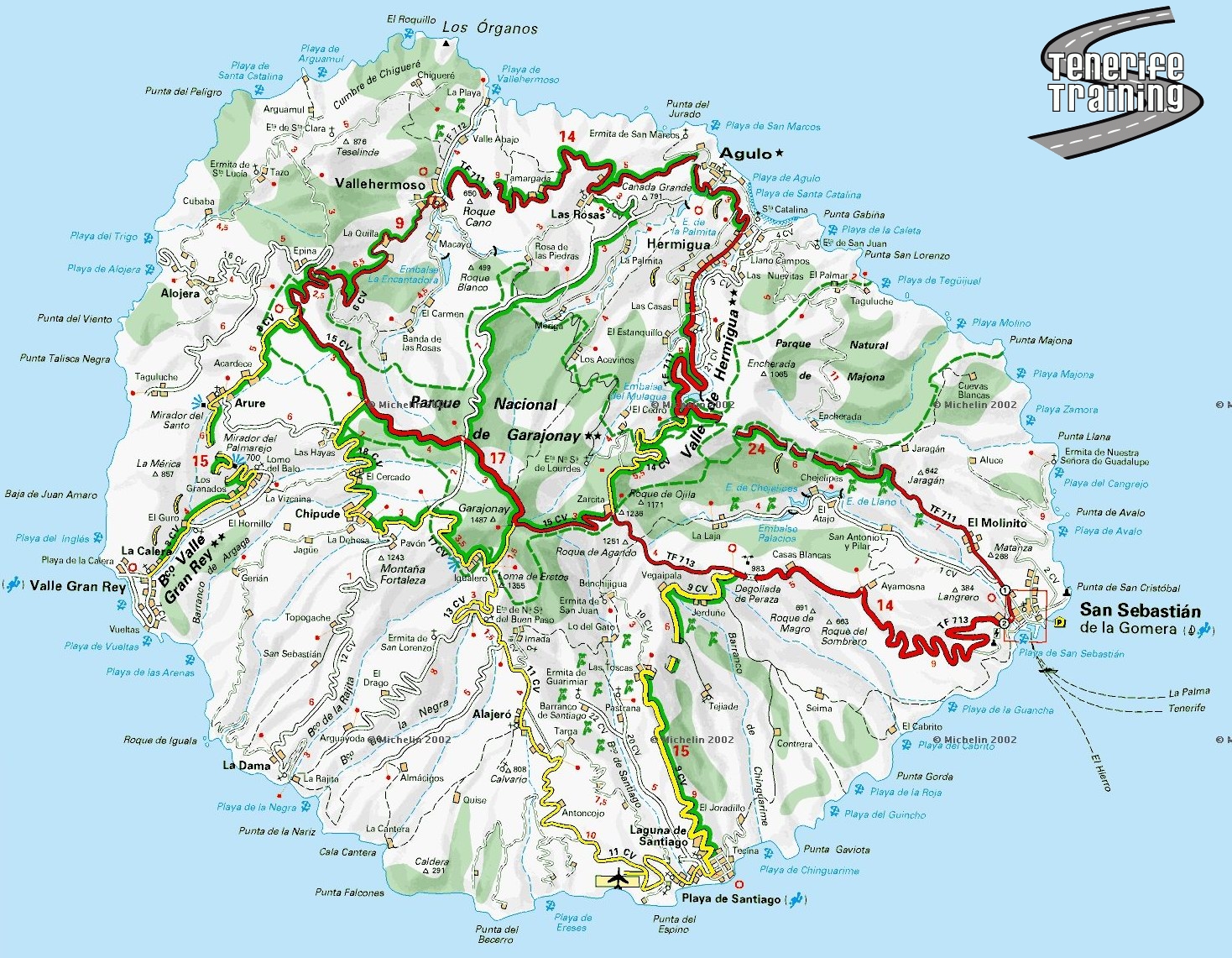 Islas Canarias Map