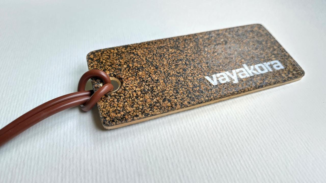 vayakora interactive electronic programmable NFC luggage eco bag tag